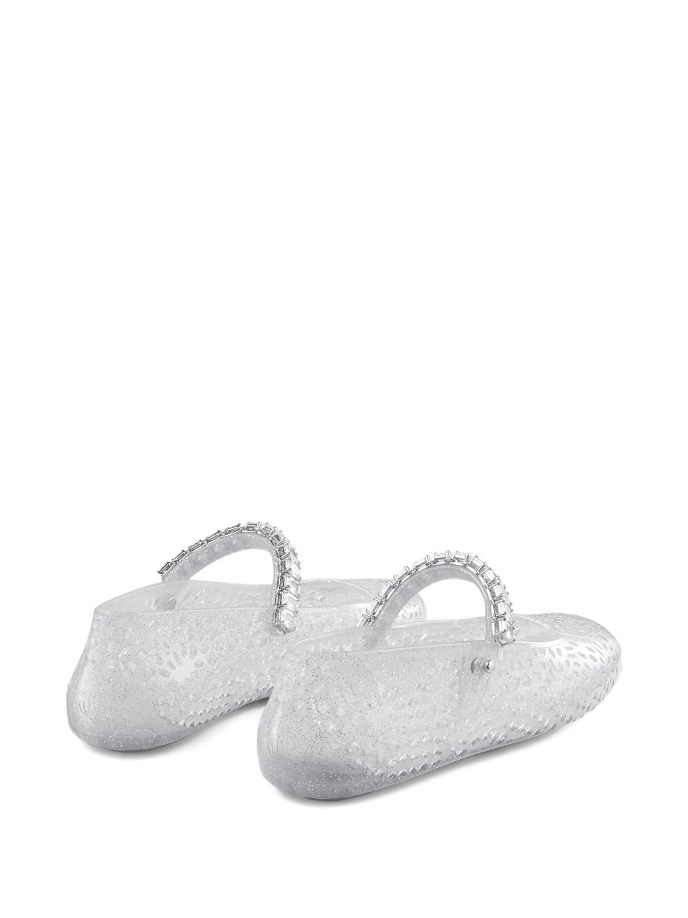[Jimmy Choo] Flat shoes FW26 THEJELLYNTXCLEAR/SILVERMIX/CRYSTAL