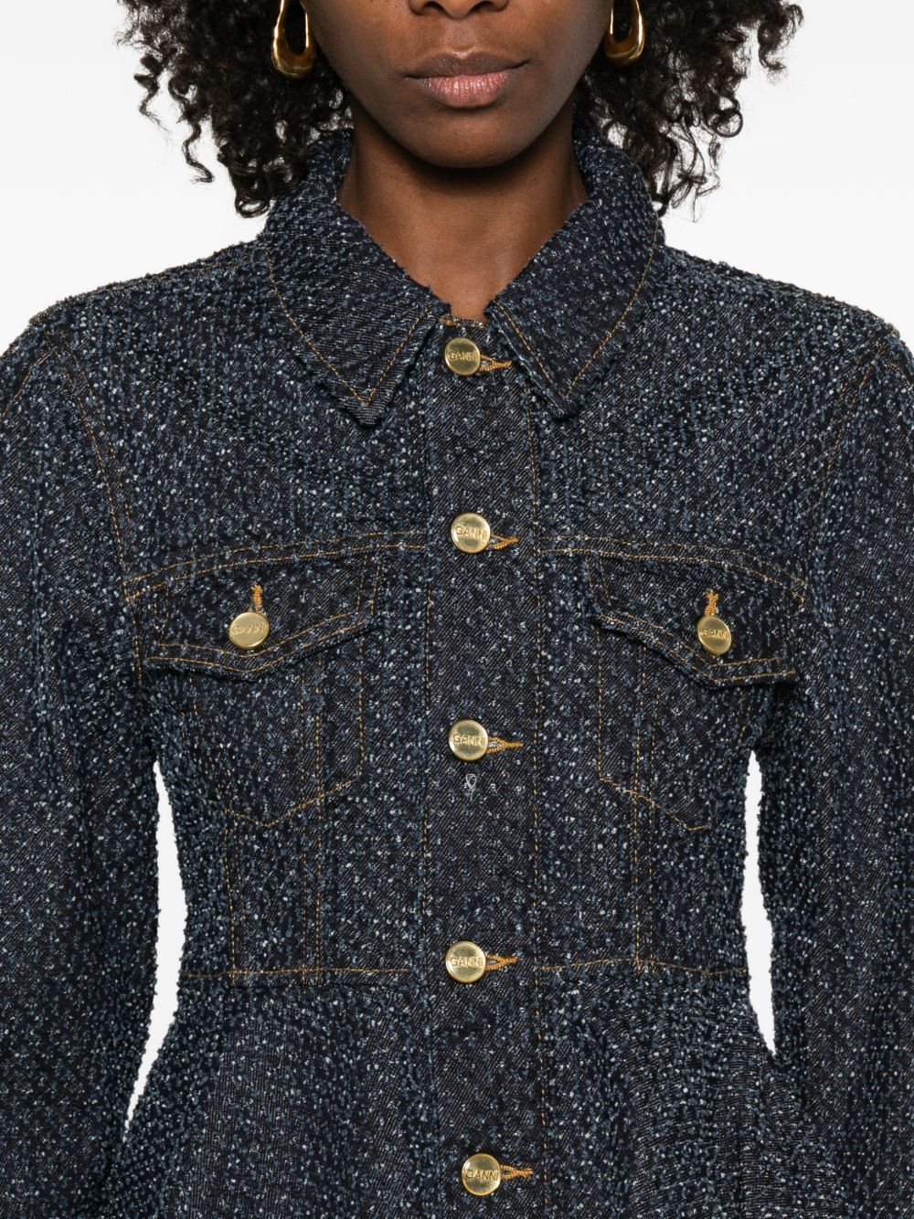 [GANNI] Denim Jacket FW26 A1010077077