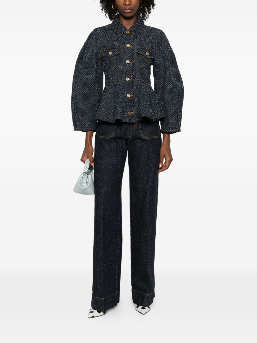 [GANNI] Denim Jacket FW26 A1010077077
