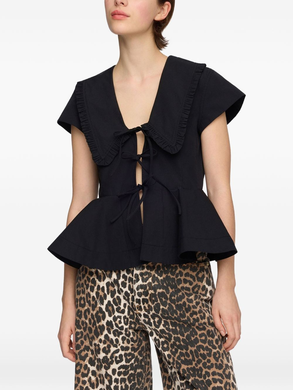 [GANNI] T-shirts Sleeveless FW26 A1040341099