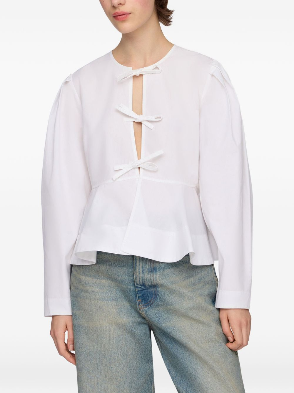 [GANNI] Shirts Long Sleeve FW26 A1040486151
