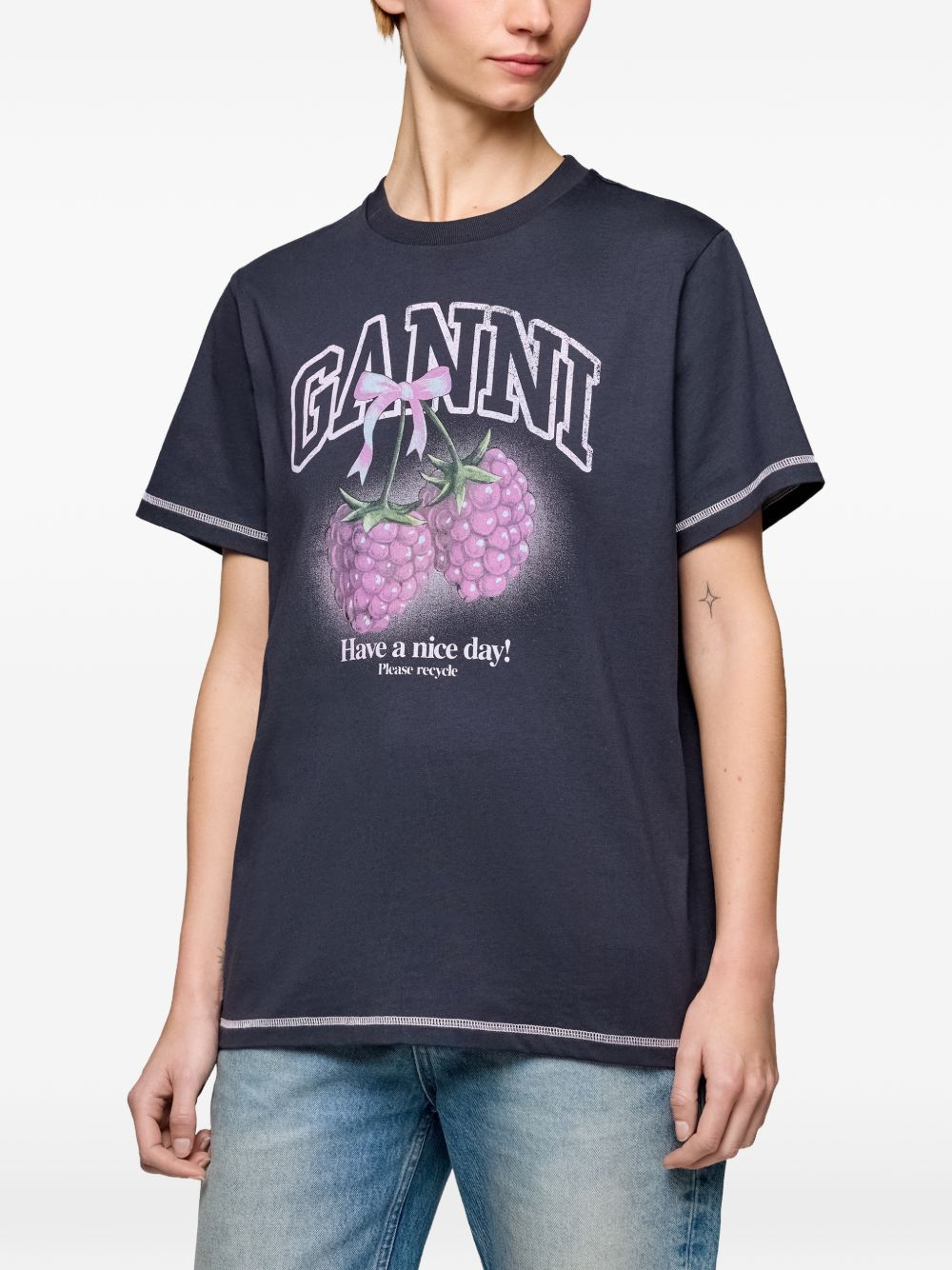 [GANNI] T-shirts Short Sleeve FW26 A1050219252