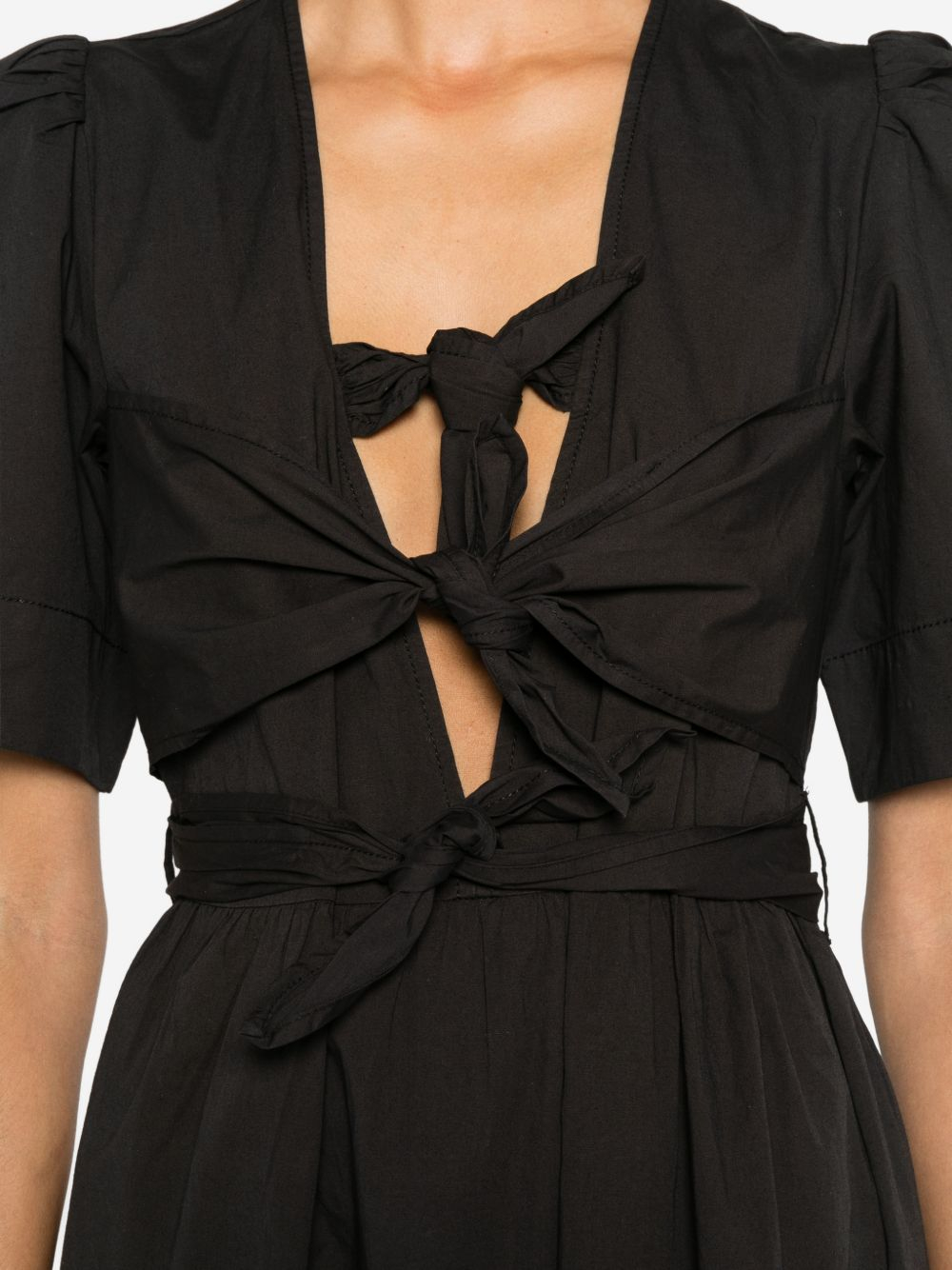 [GANNI] Short sleeve dress FW26 A1030771099
