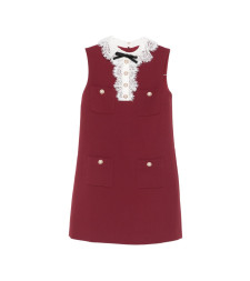 [Self - portrait] Sleeveless dress FW26 PF26-001SB-BUBURGUNDY