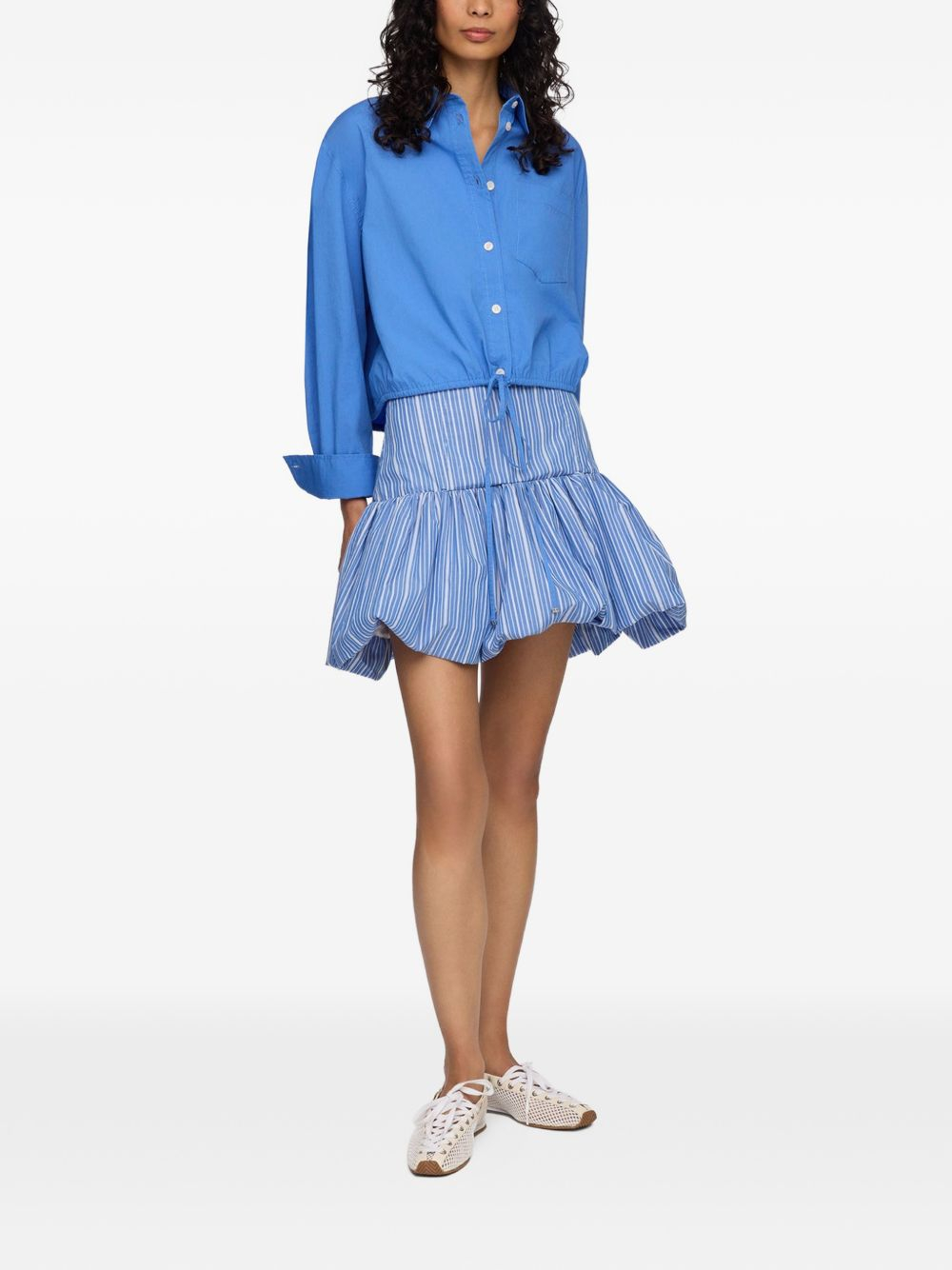 [GANNI] Mini skirt FW26 A1090260ZWF