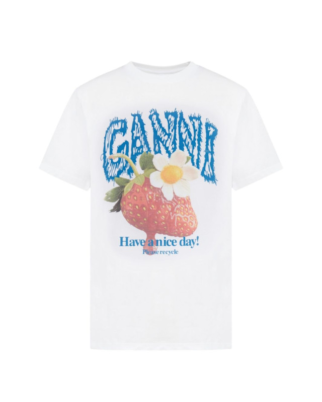 [GANNI] T-shirts Short Sleeve FW26 A1050201151