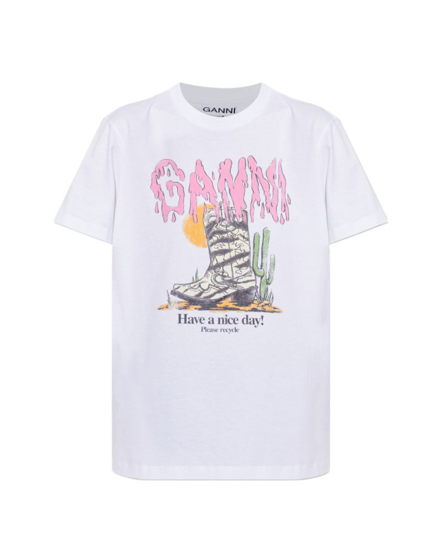 [GANNI] T-shirts Short Sleeve FW26 A1050253151