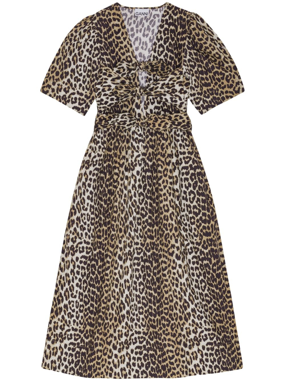 [GANNI] Short sleeve dress FW26 W0373943