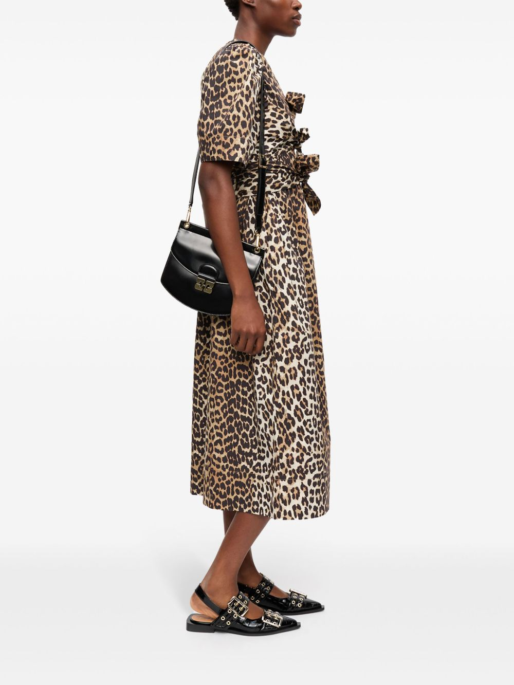 [GANNI] Short sleeve dress FW26 W0373943