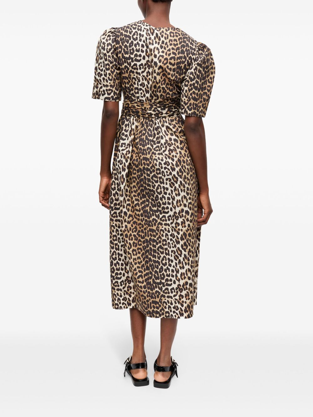 [GANNI] Short sleeve dress FW26 W0373943