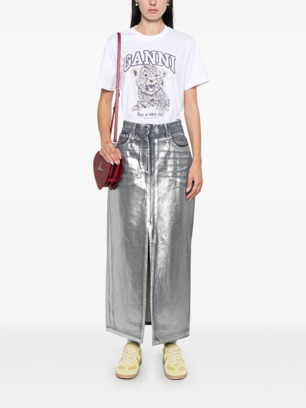 [GANNI] T-shirts Short Sleeve FW26 T4124943