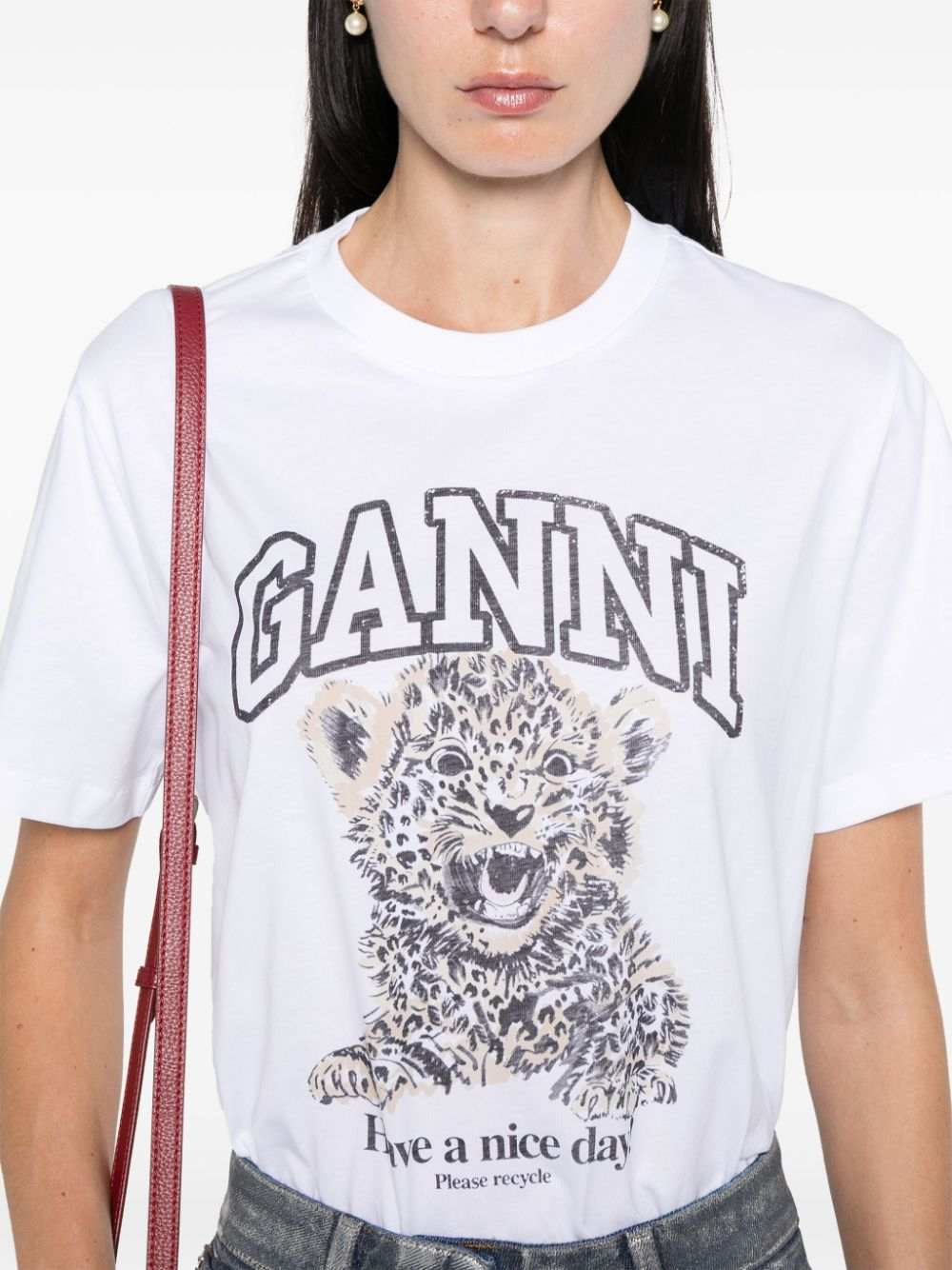 [GANNI] T-shirts Short Sleeve FW26 T4124943