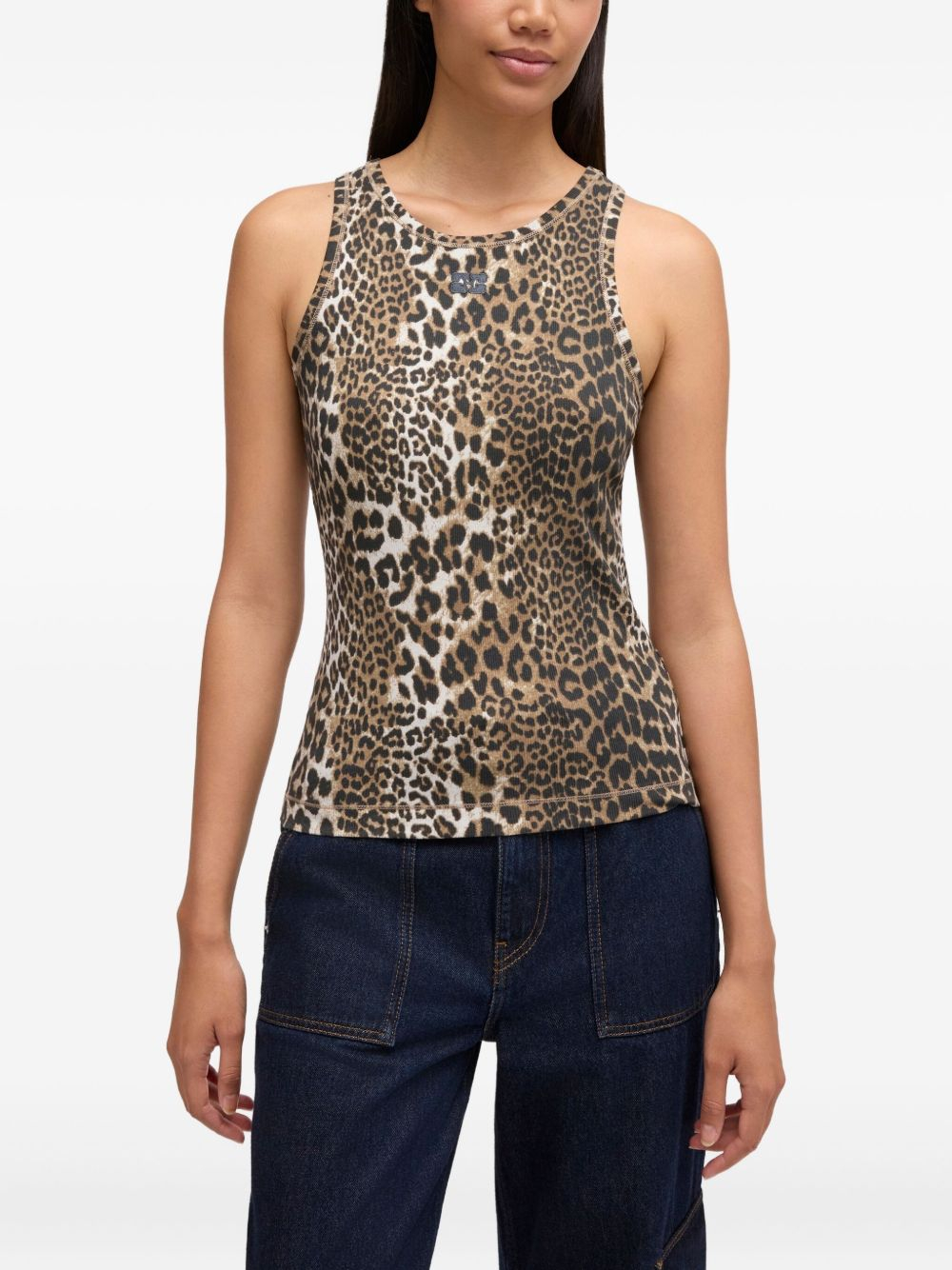 [GANNI] T-shirts Sleeveless FW26 A1050073943