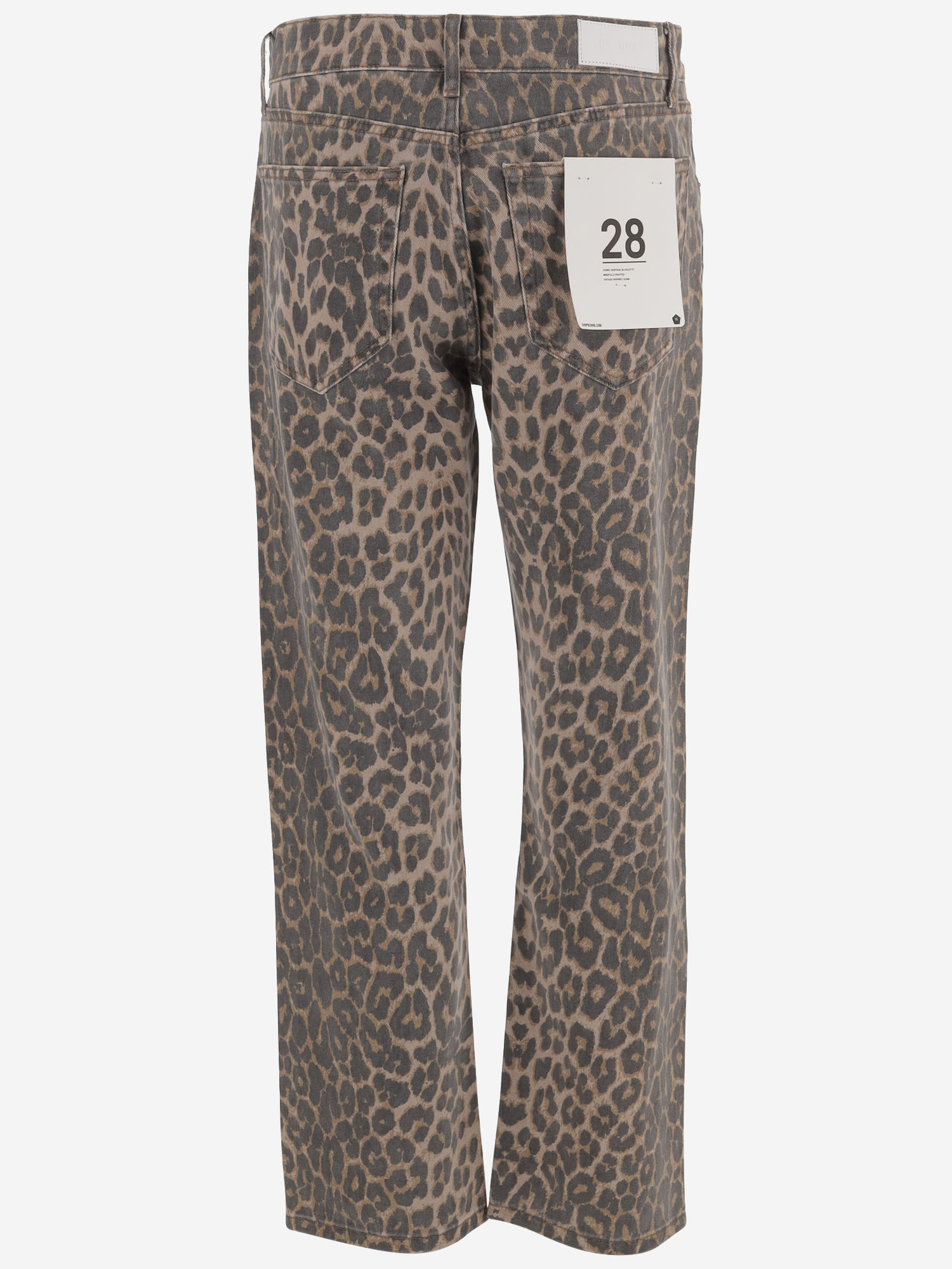[RE / DONE] Jeans FW26 18703WMRBLCPLEOPARDO