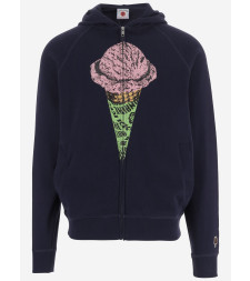 [ICECREAM] Hoodie FW26 ICZT26239NAVY