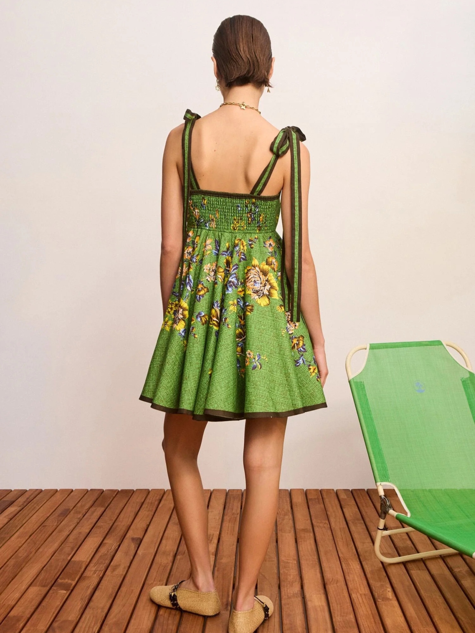 [Alemais] Sleeveless dress FW26 7308DGREEN