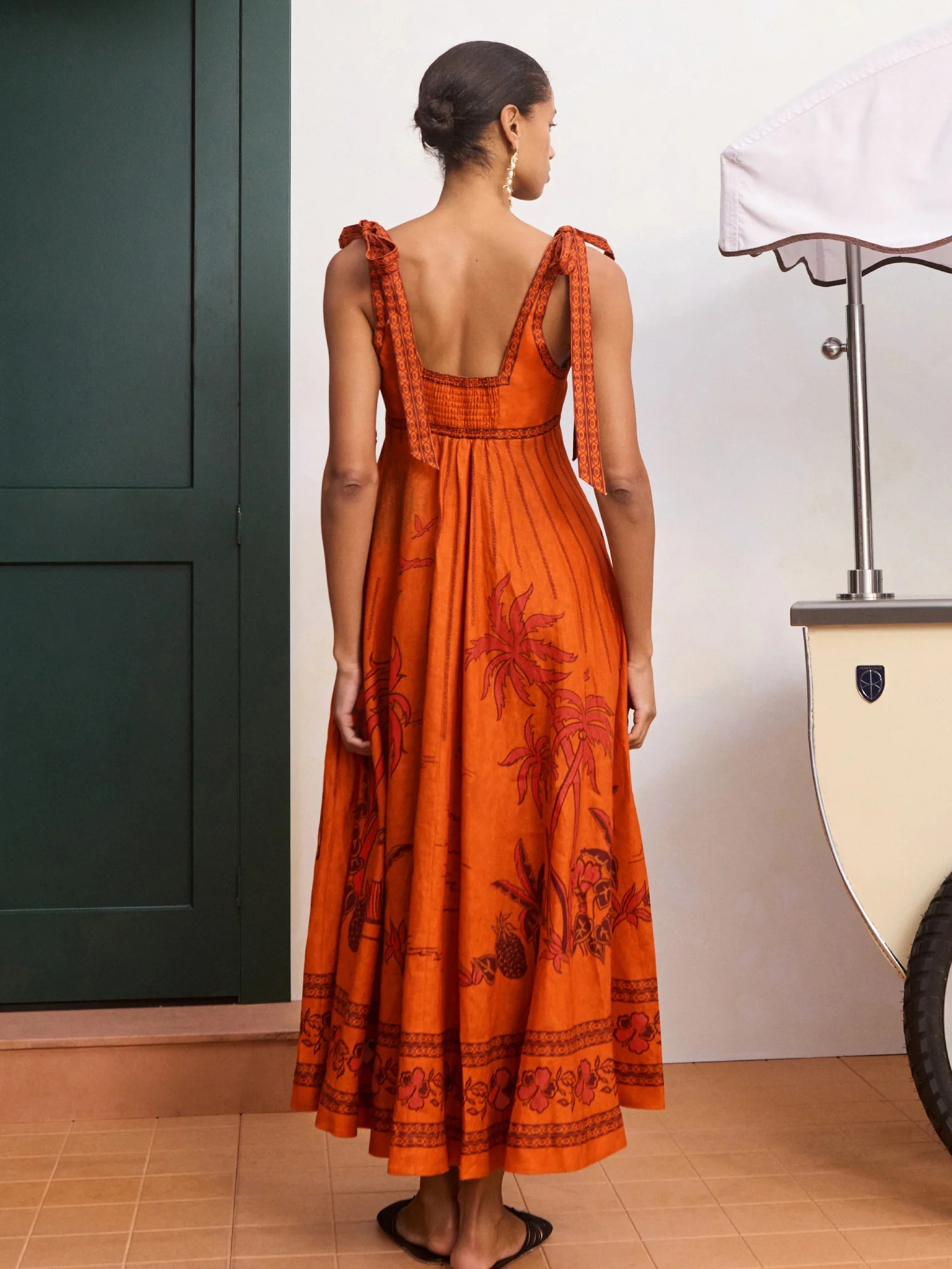 [Alemais] Sleeveless dress FW26 7415DORANGE