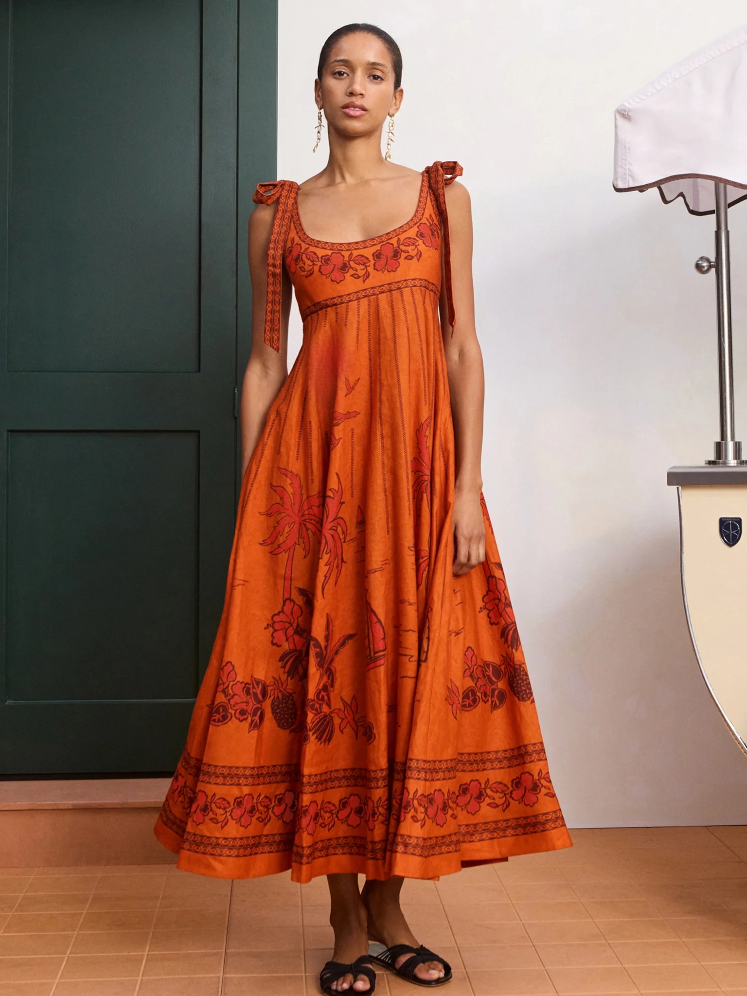 [Alemais] Sleeveless dress FW26 7415DORANGE