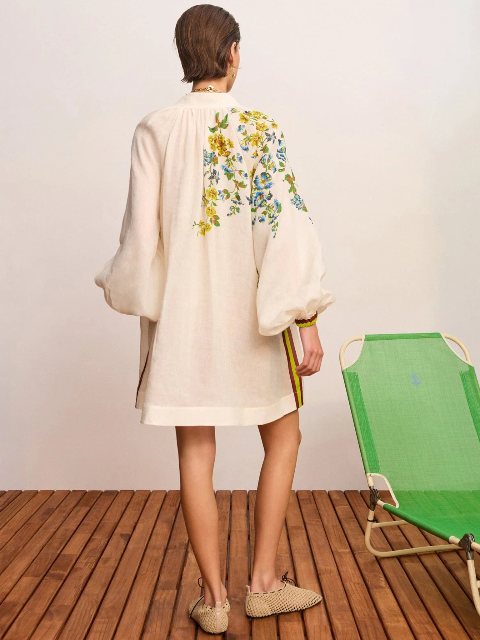 [Alemais] Long sleeve dress FW26 7310DCREAM