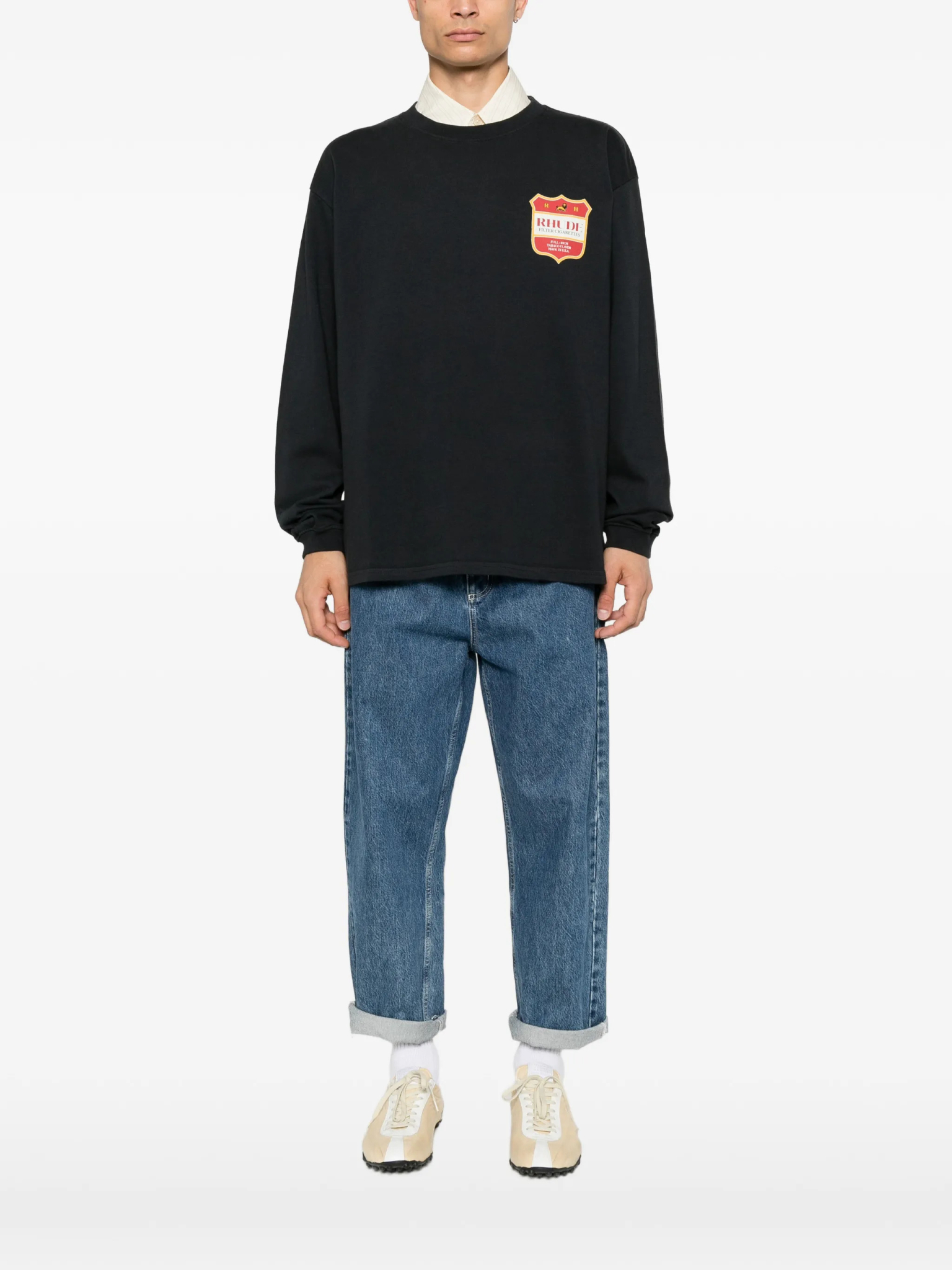 [Rhude] T-shirts Long Sleeve FW26 RHPF26TT150126499