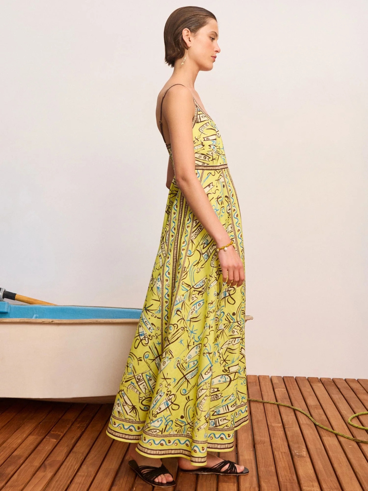 [Alemais] Sleeveless dress FW26 7325DYELLOW