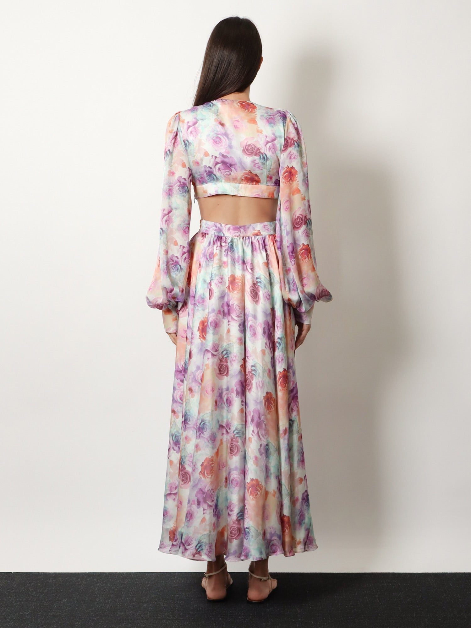 [ACTUALEE] Long sleeve dress SS26 16121AB0040PURPLE