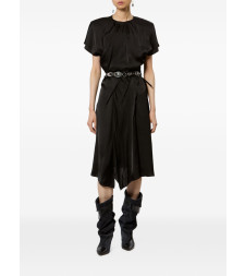 [Isabel Marant] Short sleeve dress FW26 RO1191FAD3J13I01BK