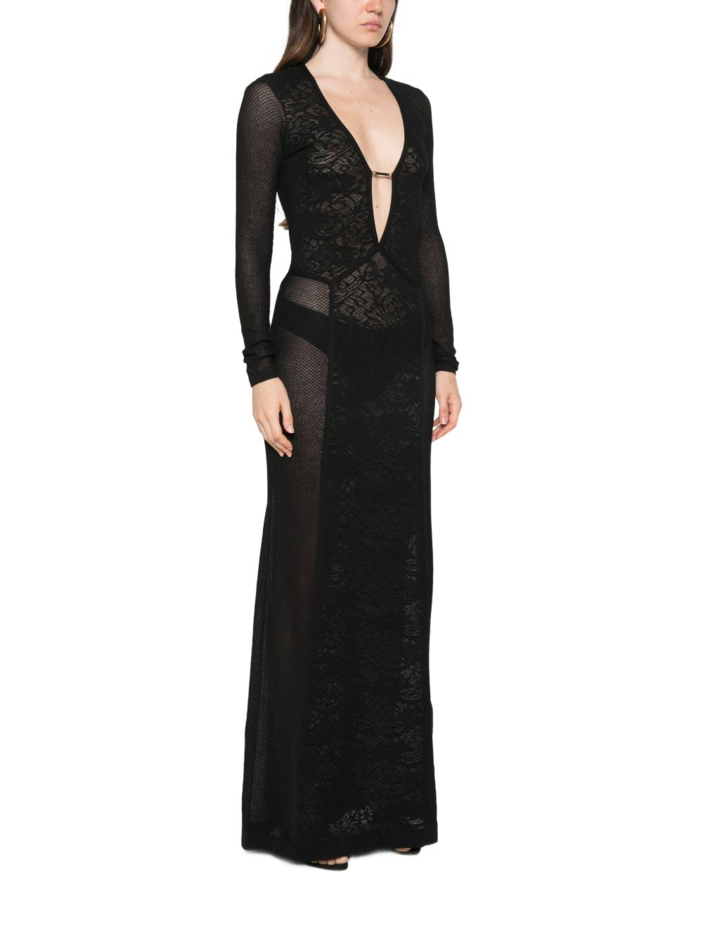 [ELISABETTA FRANCHI] Long sleeve dress FW26 AM29Q66E2110