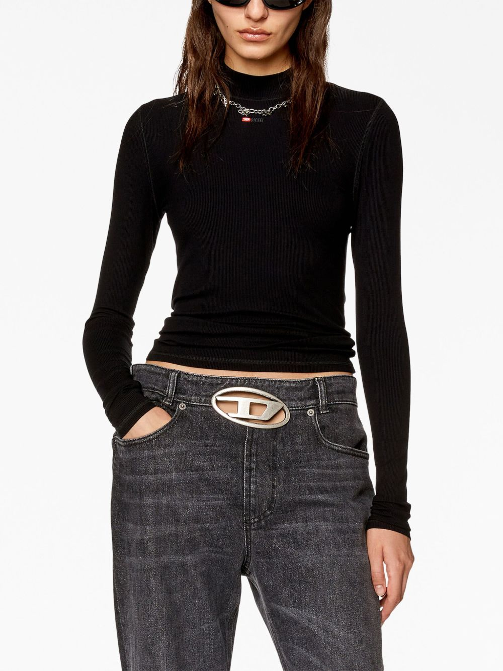 [Diesel] T-shirts Long Sleeve FW26 A103990BLAN9XX