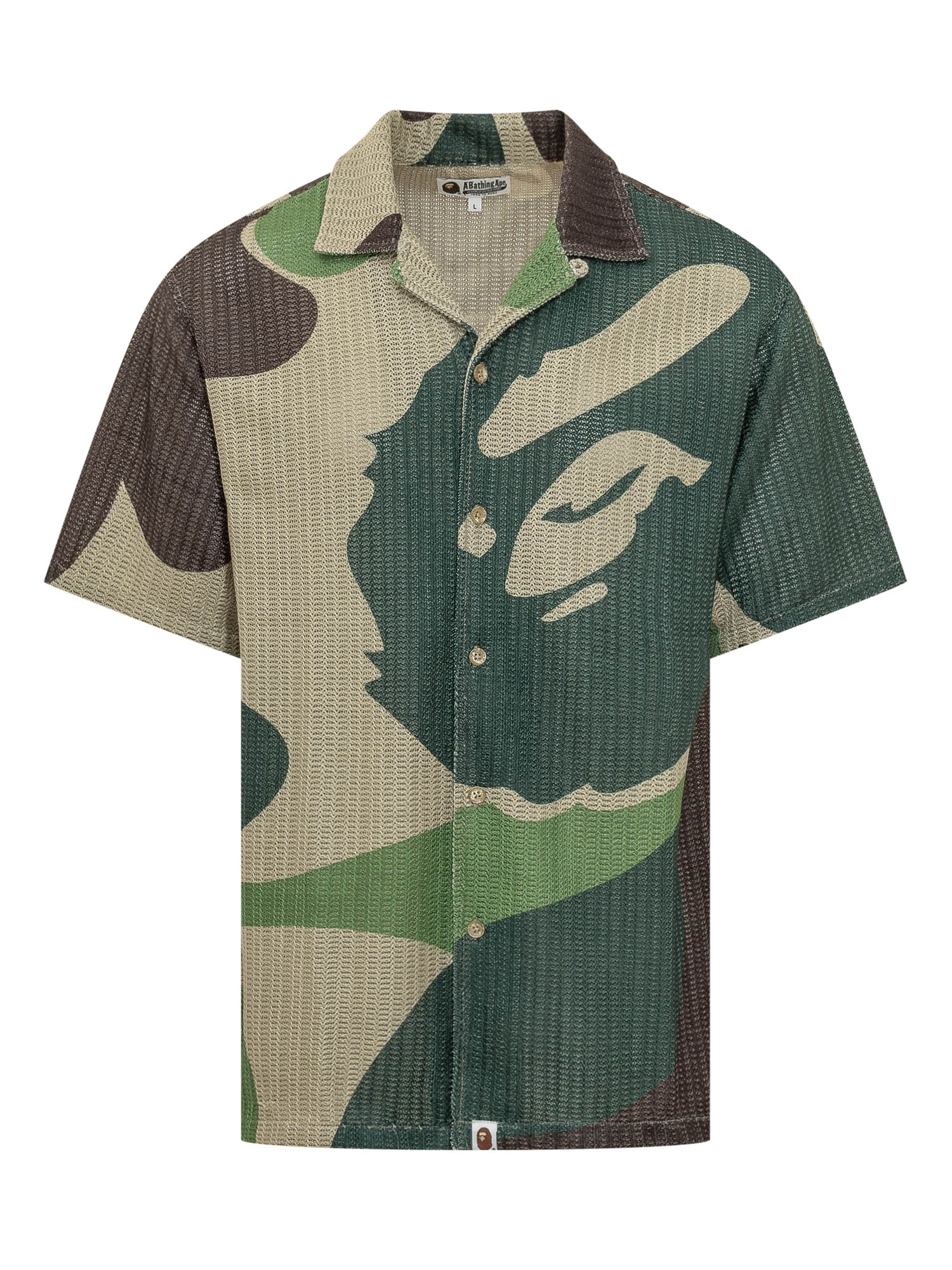[BAPE] Shirts Short Sleeve SS26 001SRM301313M GREEN