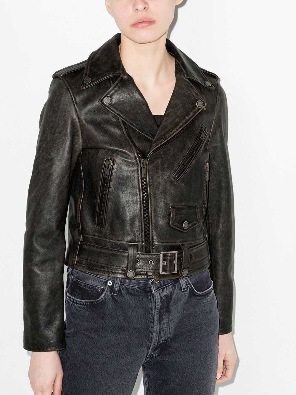 [Golden Goose] Leather Jacket FW26 GWP00848P00064790100