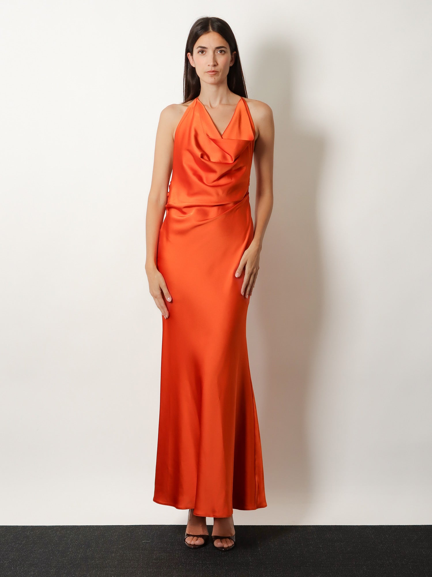 [ACTUALEE] Sleeveless dress SS26 16115AB4081ORANGE