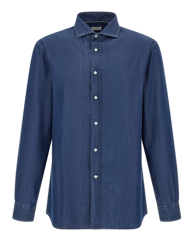[Brunello Cucinelli] Shirts Long Sleeve FW26 MR6830627C003