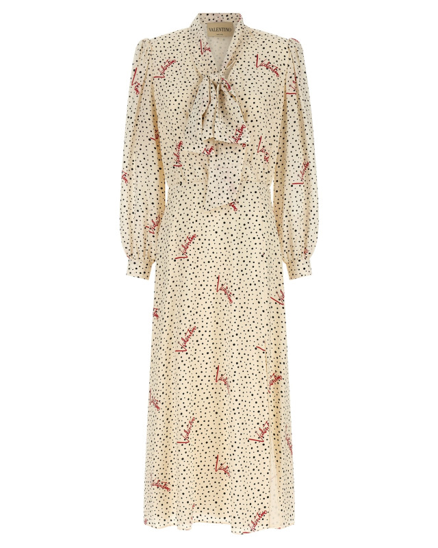 [Valentino Garavani] Long sleeve dress FW26 B3VAKR5A9N3G5