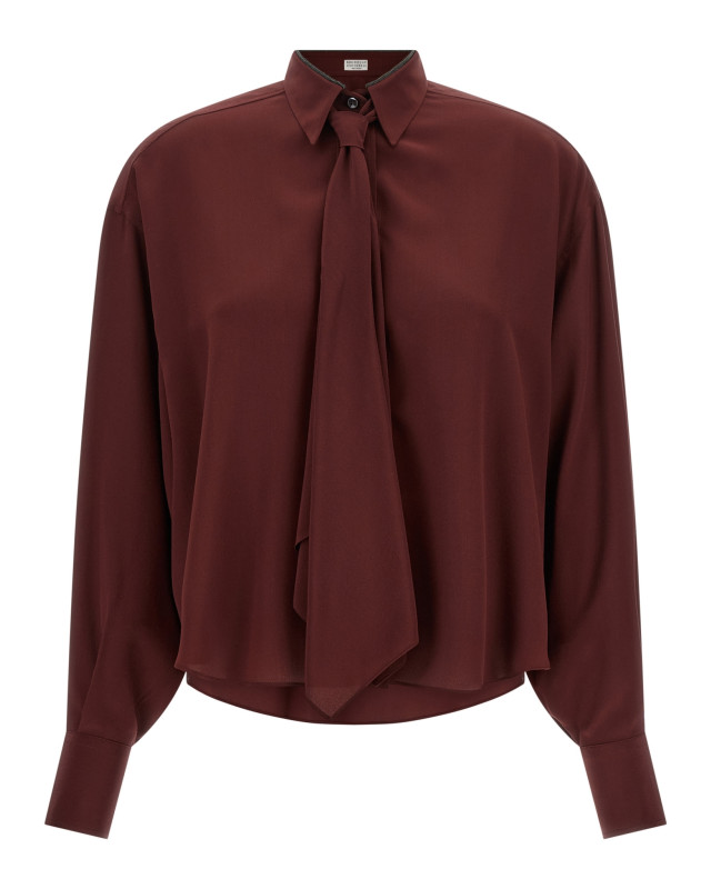 [Brunello Cucinelli] Shirts Long Sleeve FW26 MP993M3A26C9813