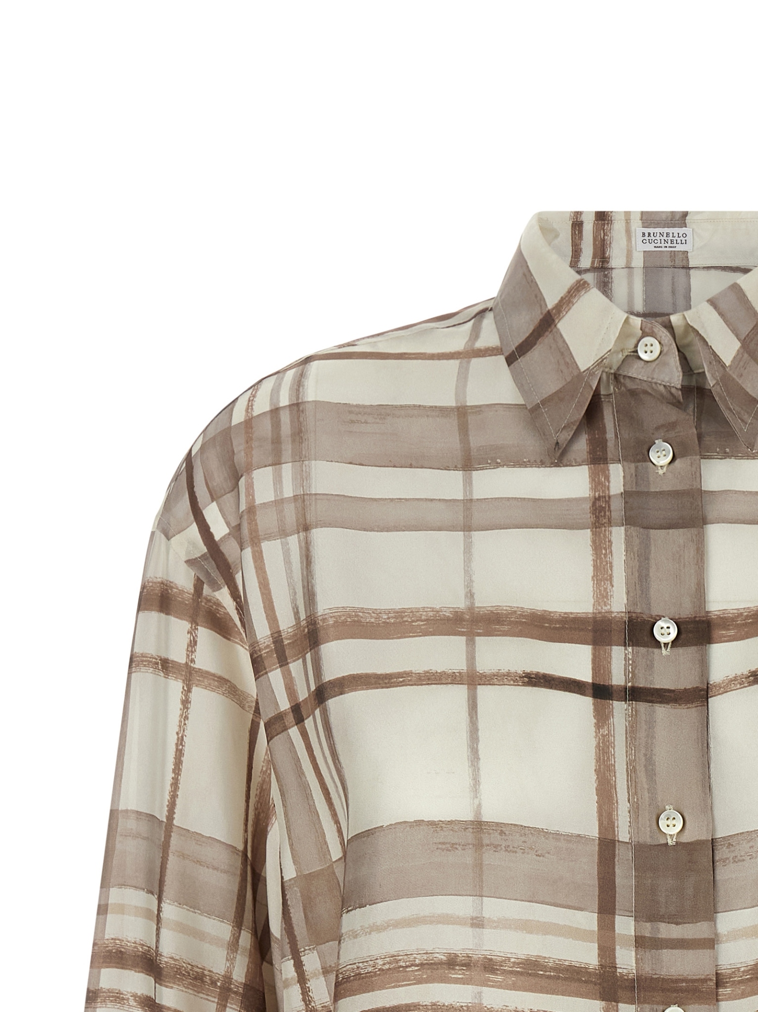 [Brunello Cucinelli] Shirts Long Sleeve FW26 MP968NN406C015