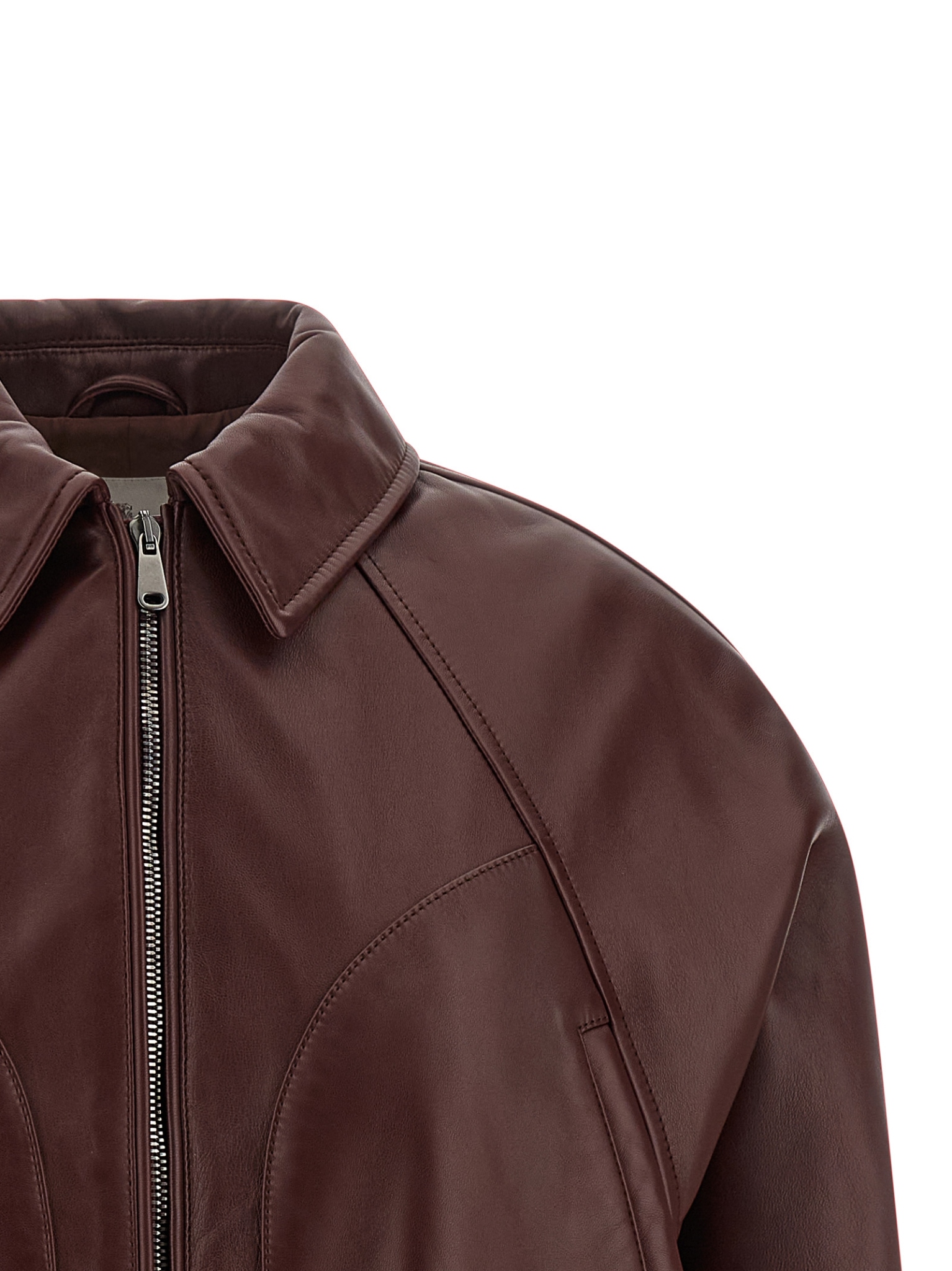 [Brunello Cucinelli] Leather Jacket FW26 MPNMO7638PC4187