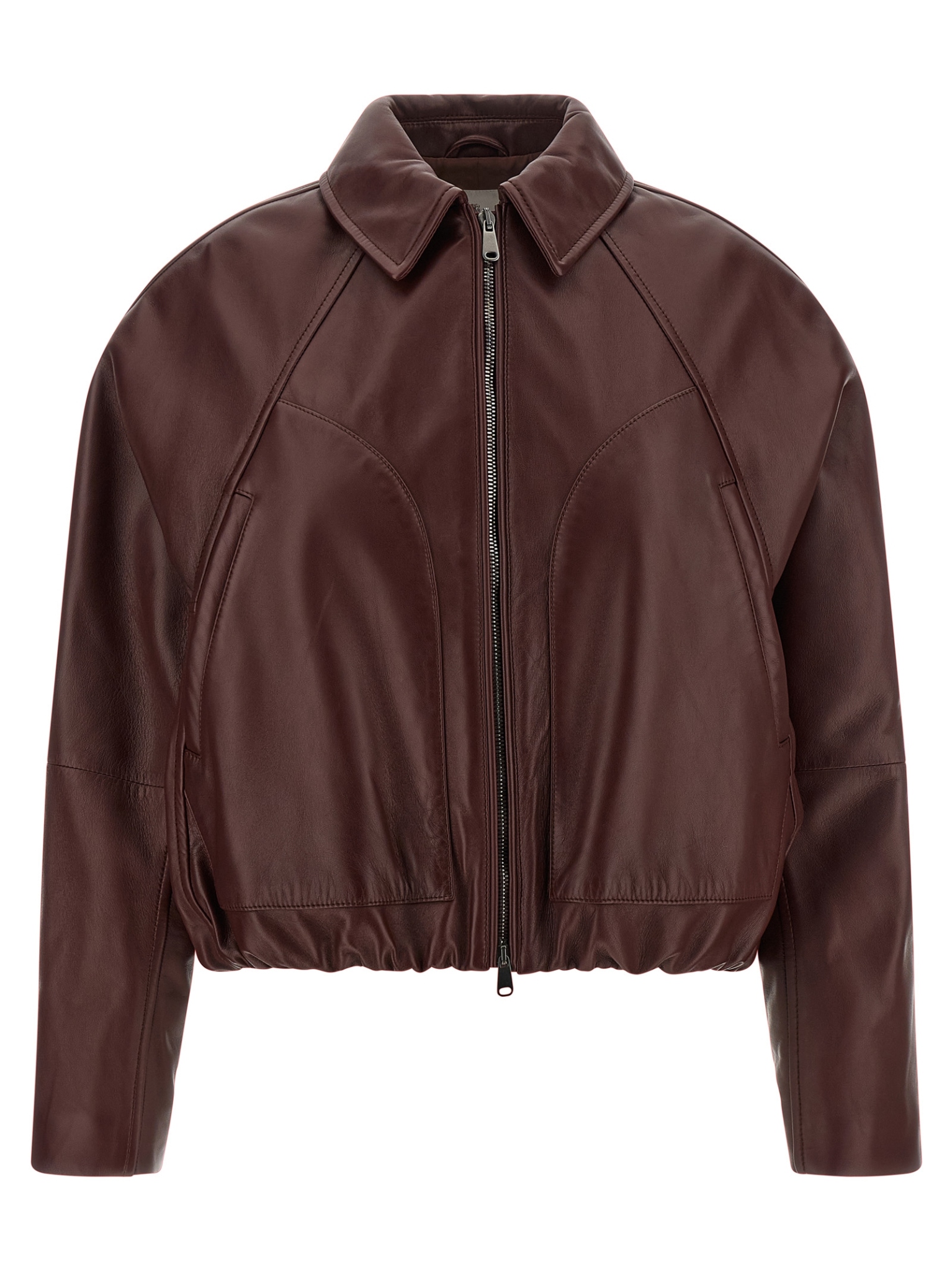 [Brunello Cucinelli] Leather Jacket FW26 MPNMO7638PC4187