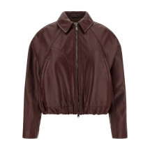 [Brunello Cucinelli] Leather Jacket FW26 MPNMO7638PC4187
