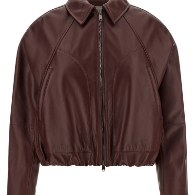 [Brunello Cucinelli] Leather Jacket FW26 MPNMO7638PC4187