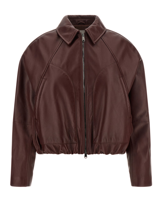 [Brunello Cucinelli] Leather Jacket FW26 MPNMO7638PC4187