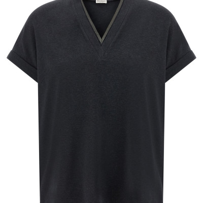 [Brunello Cucinelli] T-shirts Short Sleeve FW26 MPT18BD222C055