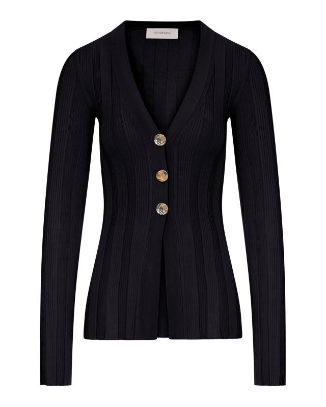 [SPORTMAX] Cardigan FW26 2622346031600005 BLACK