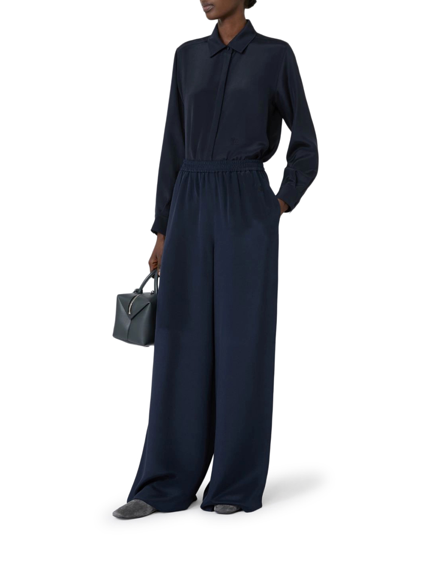 [Max Mara] Shirts Long Sleeve FW26 2621116021600003 BLUE MARINE