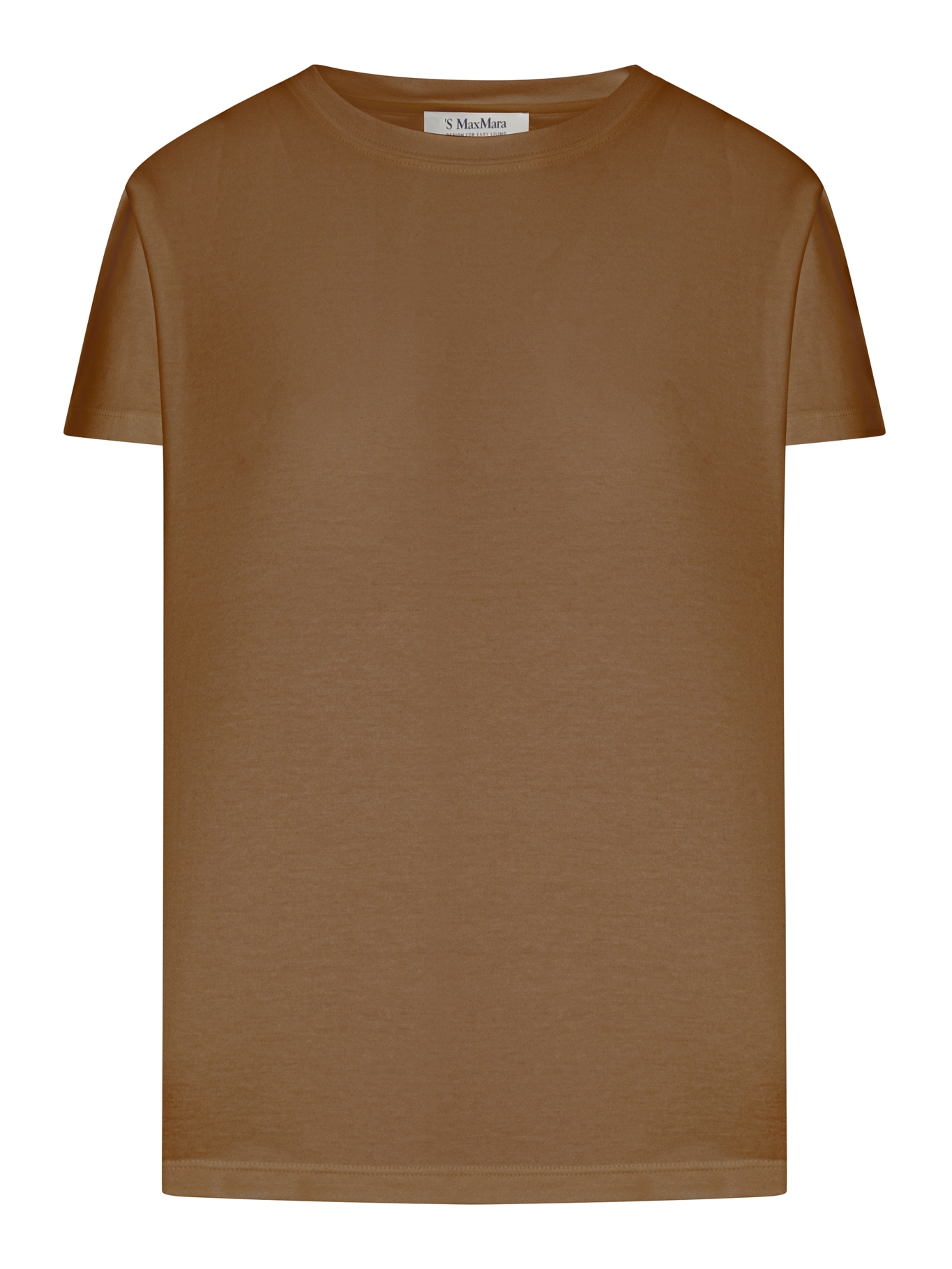 [S Max Mara] T-shirts Short Sleeve FW26 2629976011600003 DARK GOLD
