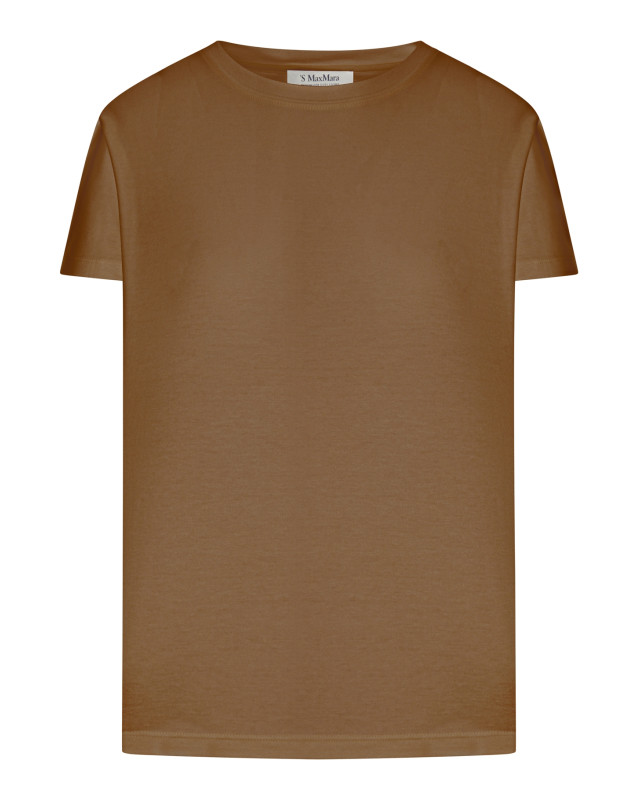 [S Max Mara] T-shirts Short Sleeve FW26 2629976011600003 DARK GOLD