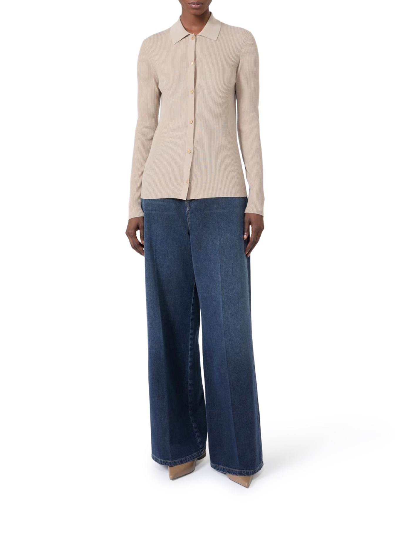 [S Max Mara] Cardigan FW26 2629346011600001 BEIGE