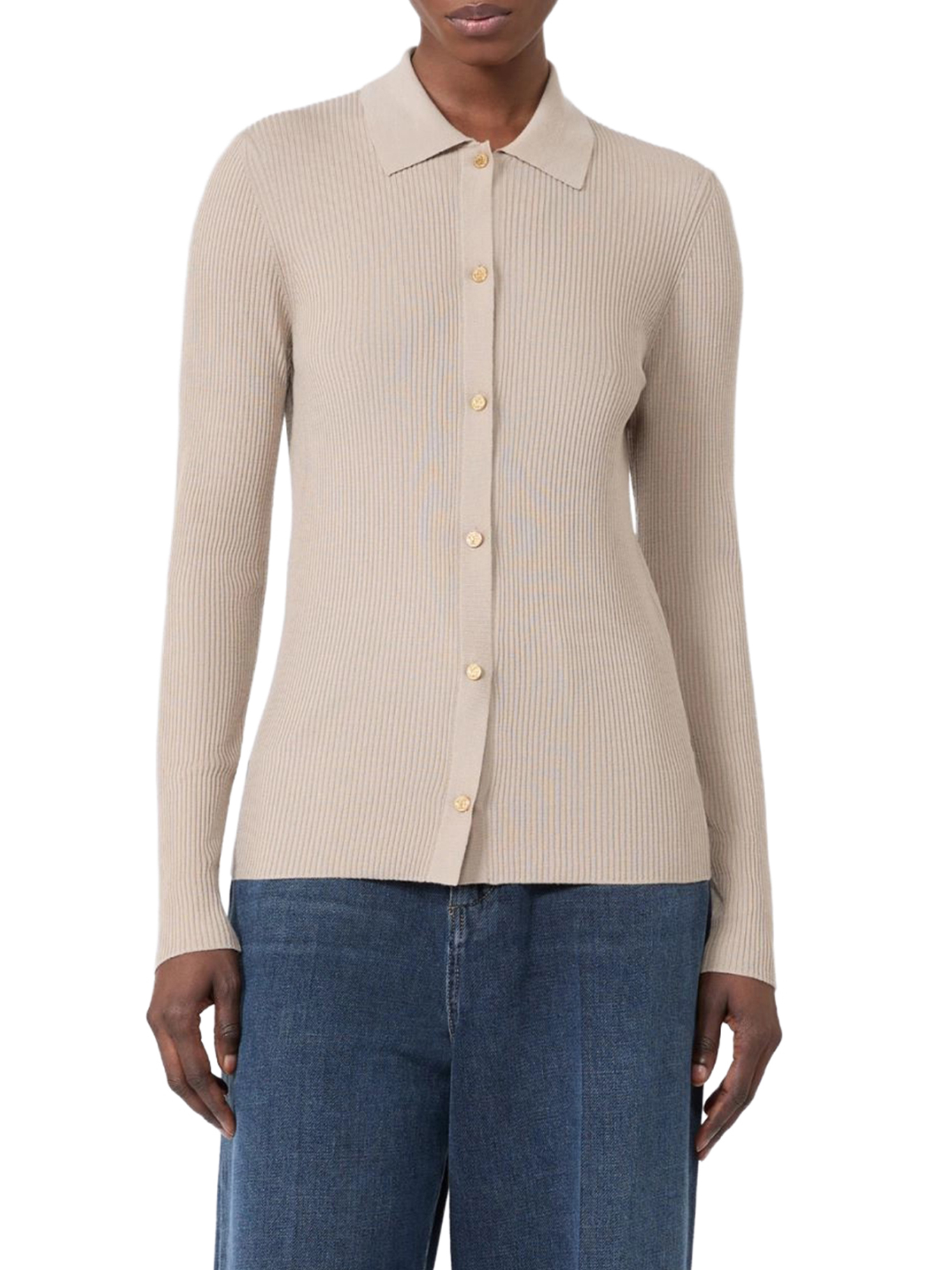 [S Max Mara] Cardigan FW26 2629346011600001 BEIGE