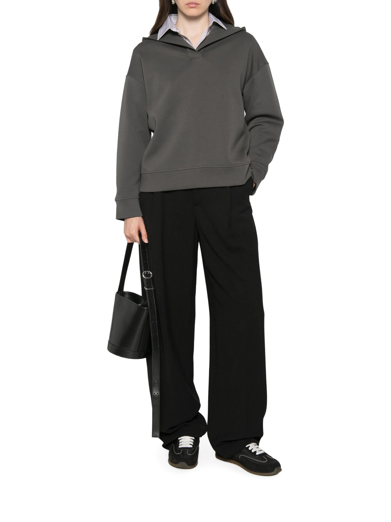 [S Max Mara] Cardigan FW26 2629926031600002 INDUSTRIAL GEY