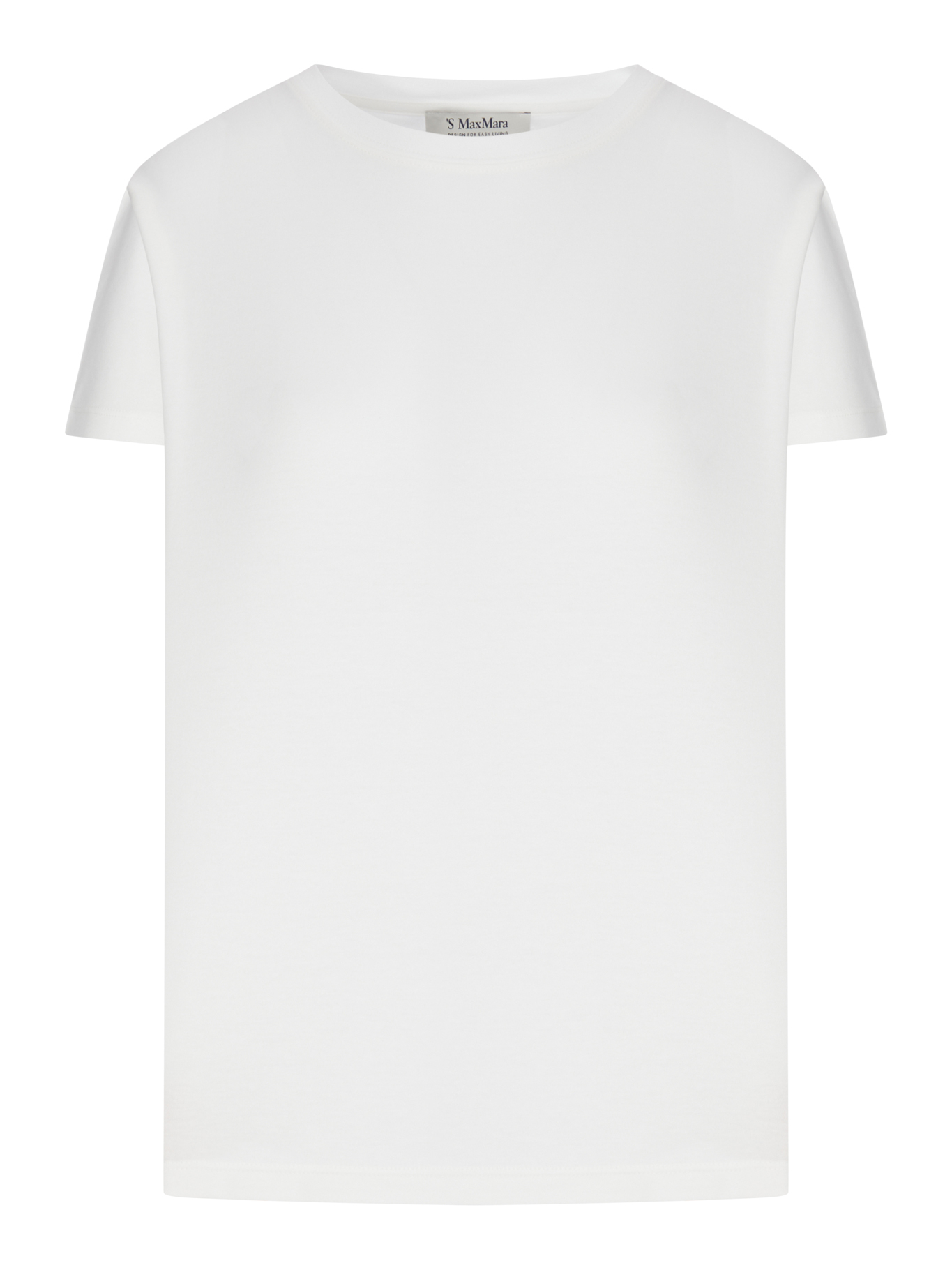 [S Max Mara] T-shirts Short Sleeve FW26 2629976011600001 WHITE